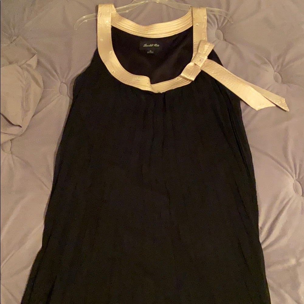 Black/cream cocktail dress
